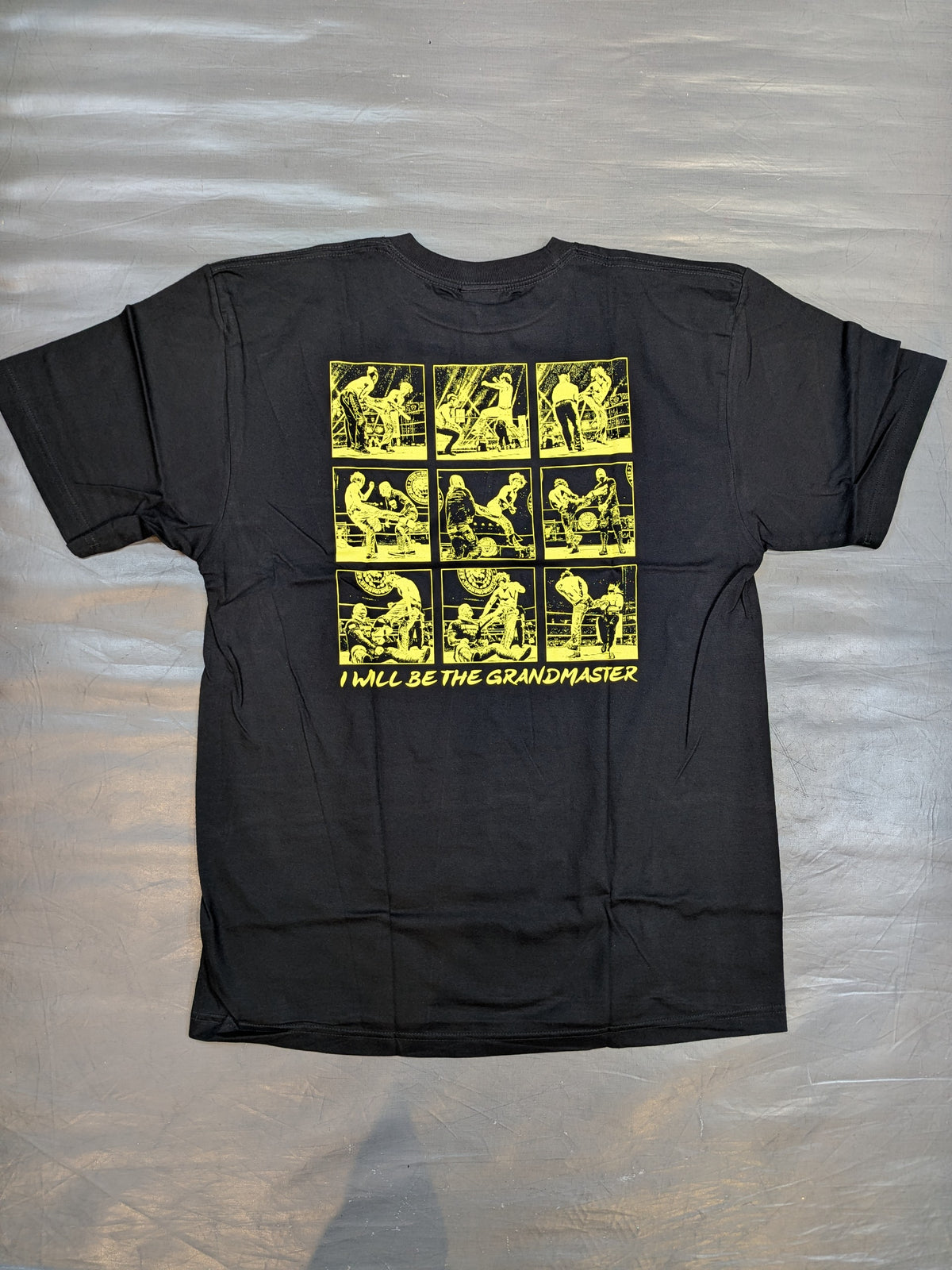 Master Wato  "WATO" T-shirt (2) (Black× Yellow)