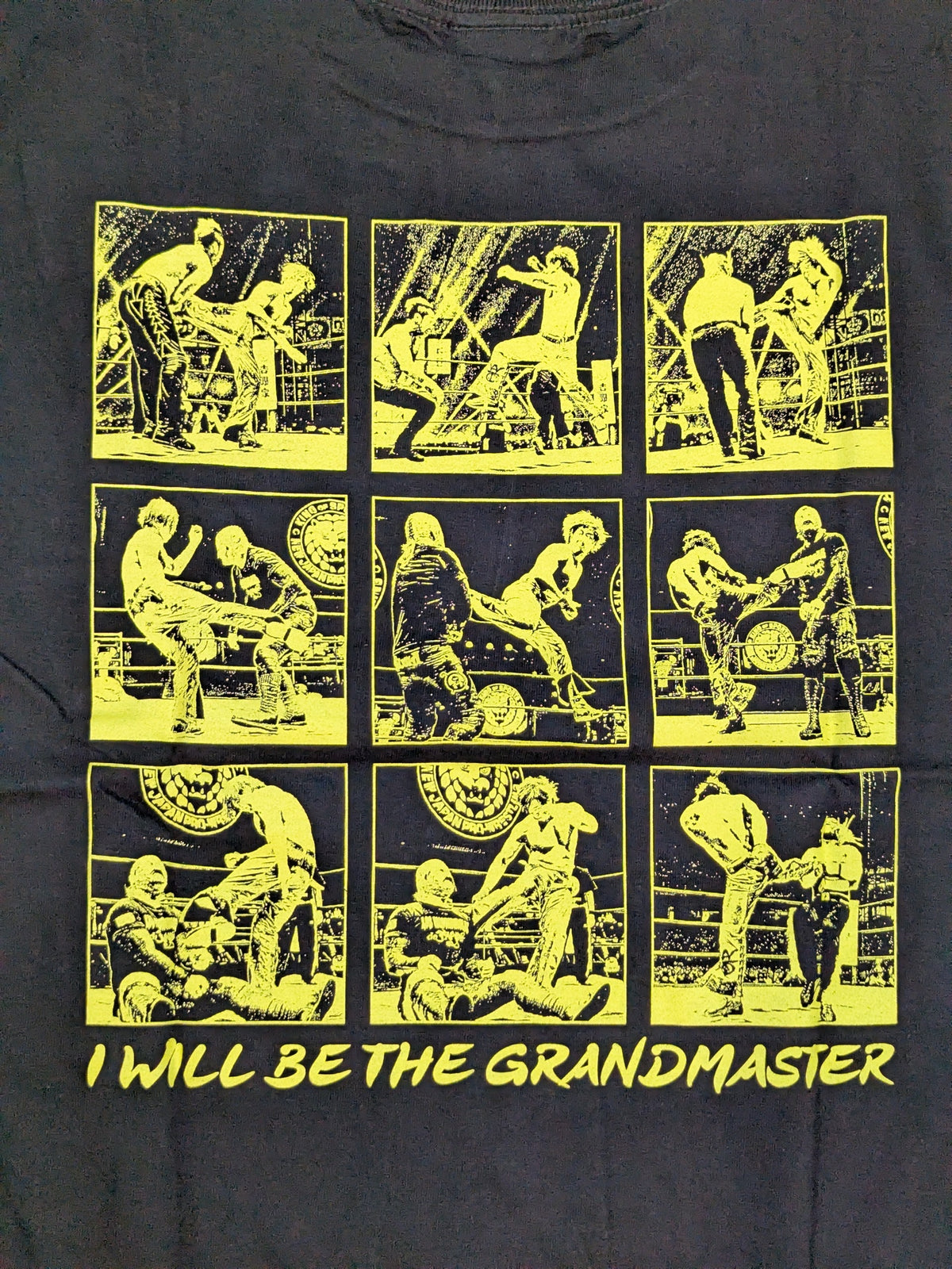 Master Wato  "WATO" T-shirt (2) (Black× Yellow)