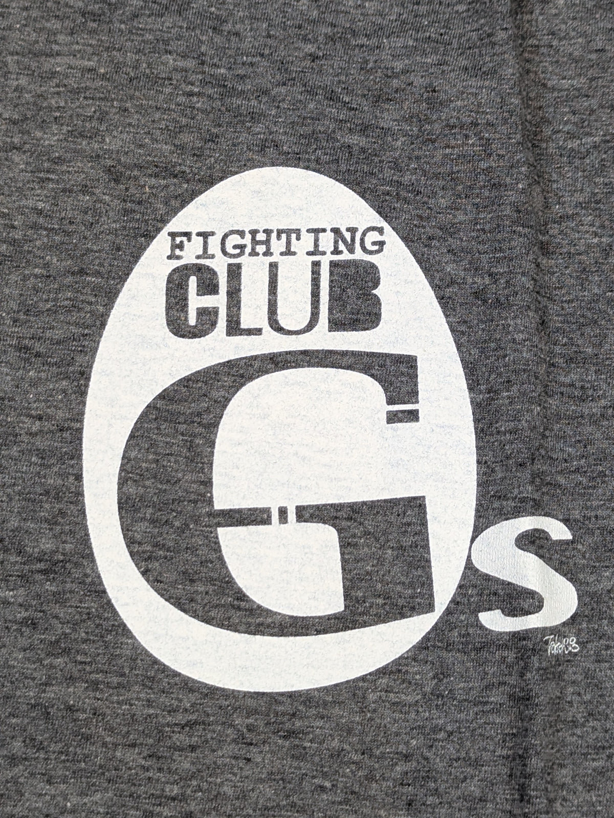 【中西学 直筆サイン入り】FIGHTING CLUB G EGGS 0004 Tシャツ(グレー)