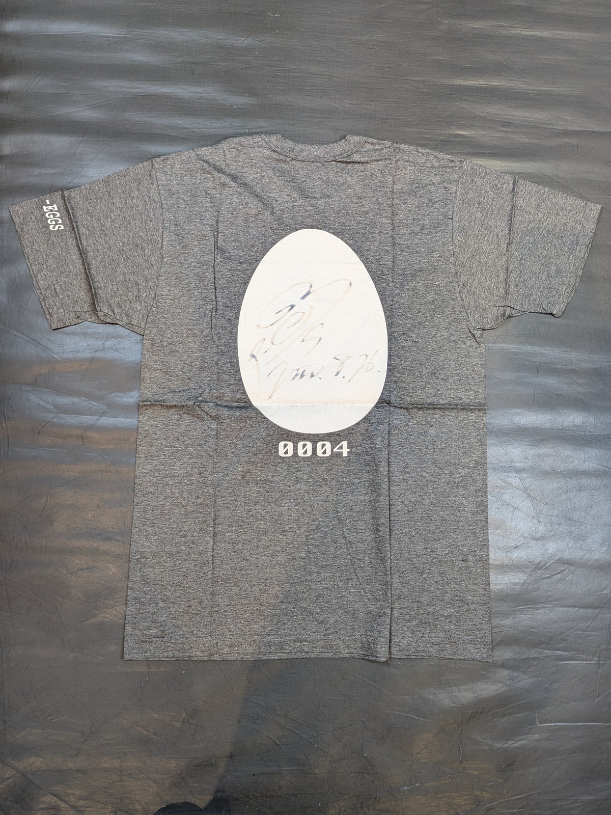 【中西学 直筆サイン入り】FIGHTING CLUB G EGGS 0004 Tシャツ(グレー)