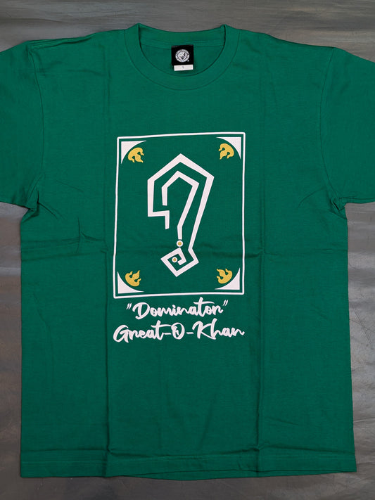 グレート-O-カーン Tシャツ③(グリーン×ホワイト)