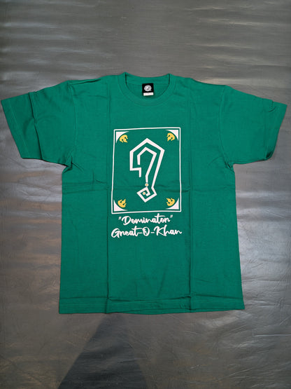 Great -O-Khan T-Shirt (3) (Green×White)