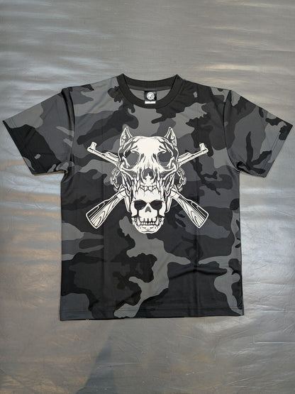 BULLET CLUB WAR DOGS Dry T-Shirt (Blackwoodland Camo)