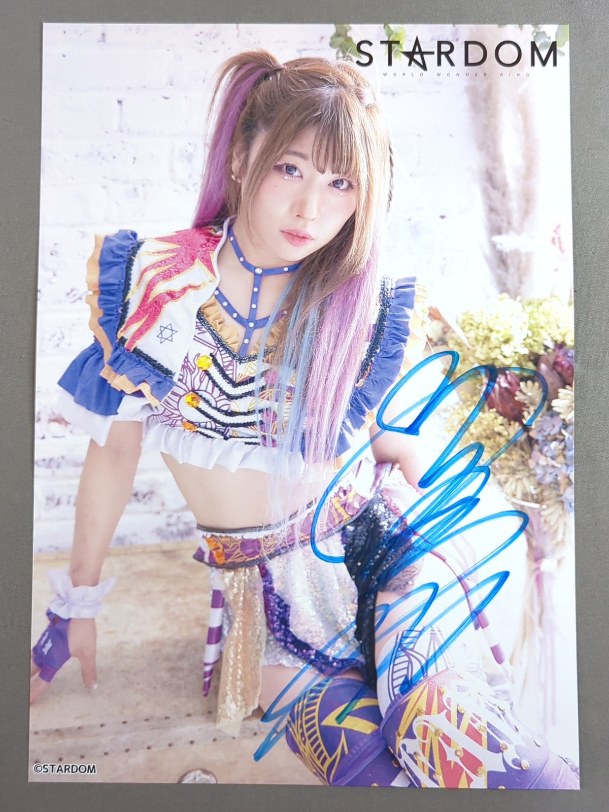 中野たむ 直筆サイン入り スターダムポートレート(H-7)