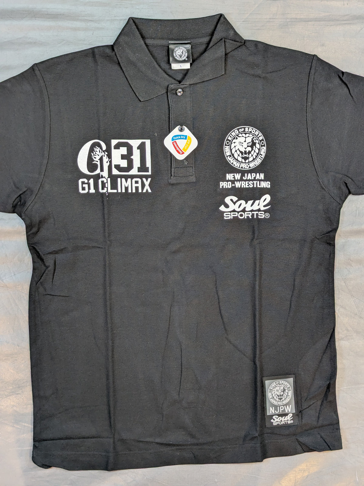 G1 CLIMAX 31 Games Commemorative SOUL SPORTS Polo Shirt