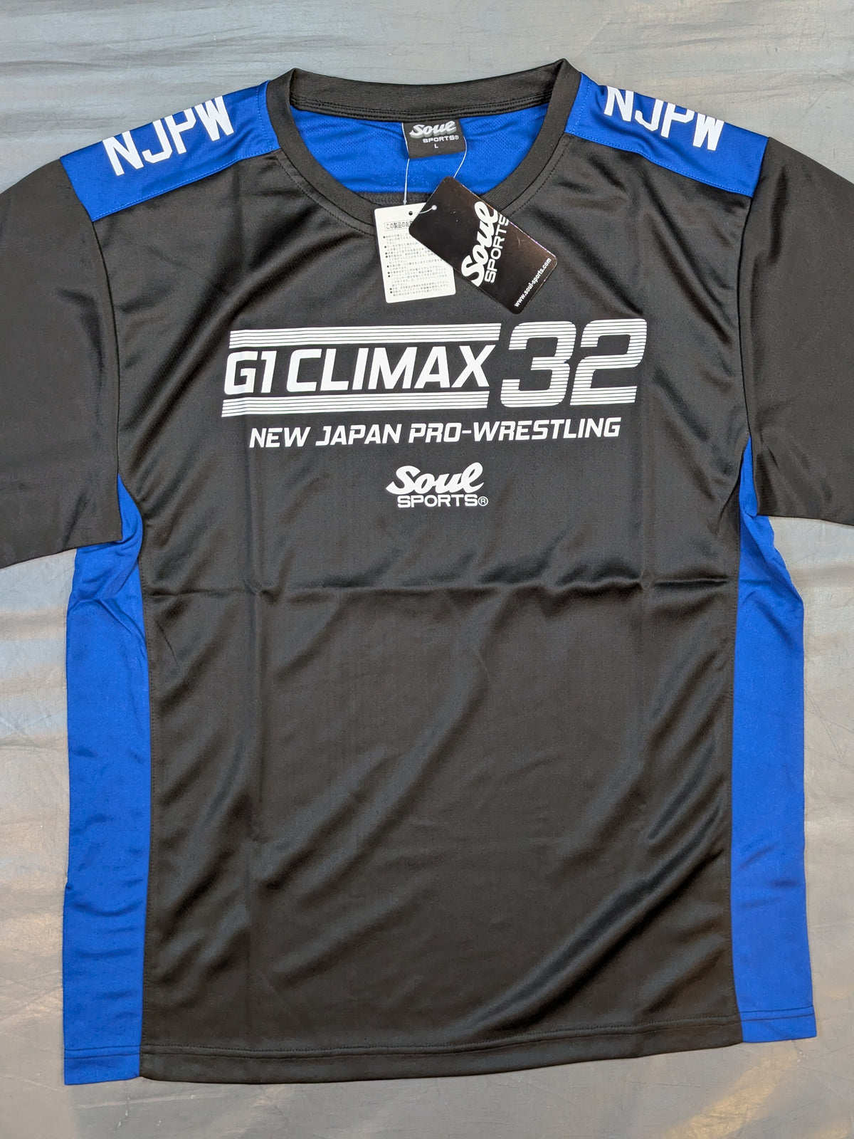 G1 CLIMAX 32 大会記念 SOUL SPORT ドライTシャツ