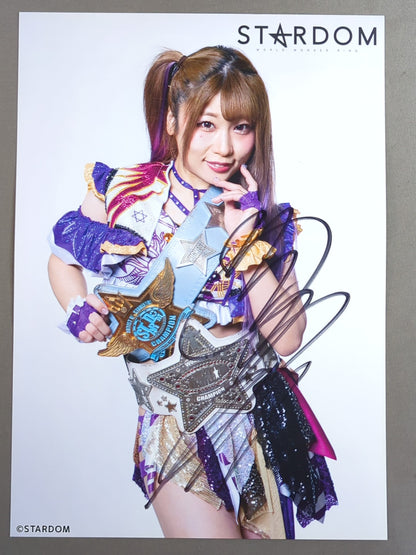 中野たむ 直筆サイン入り スターダムポートレート(J-1)