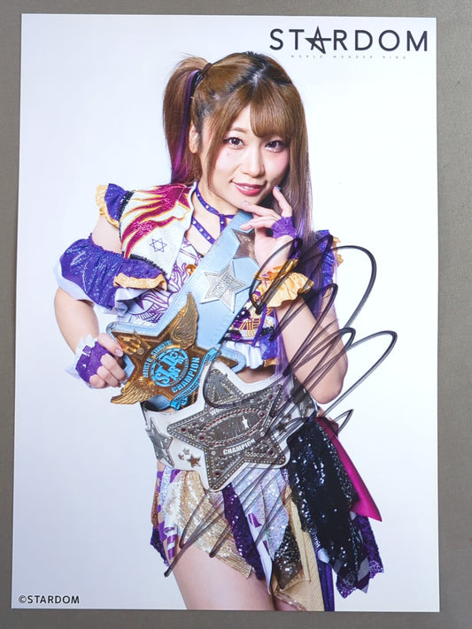 中野たむ 直筆サイン入り スターダムポートレート(J-1)