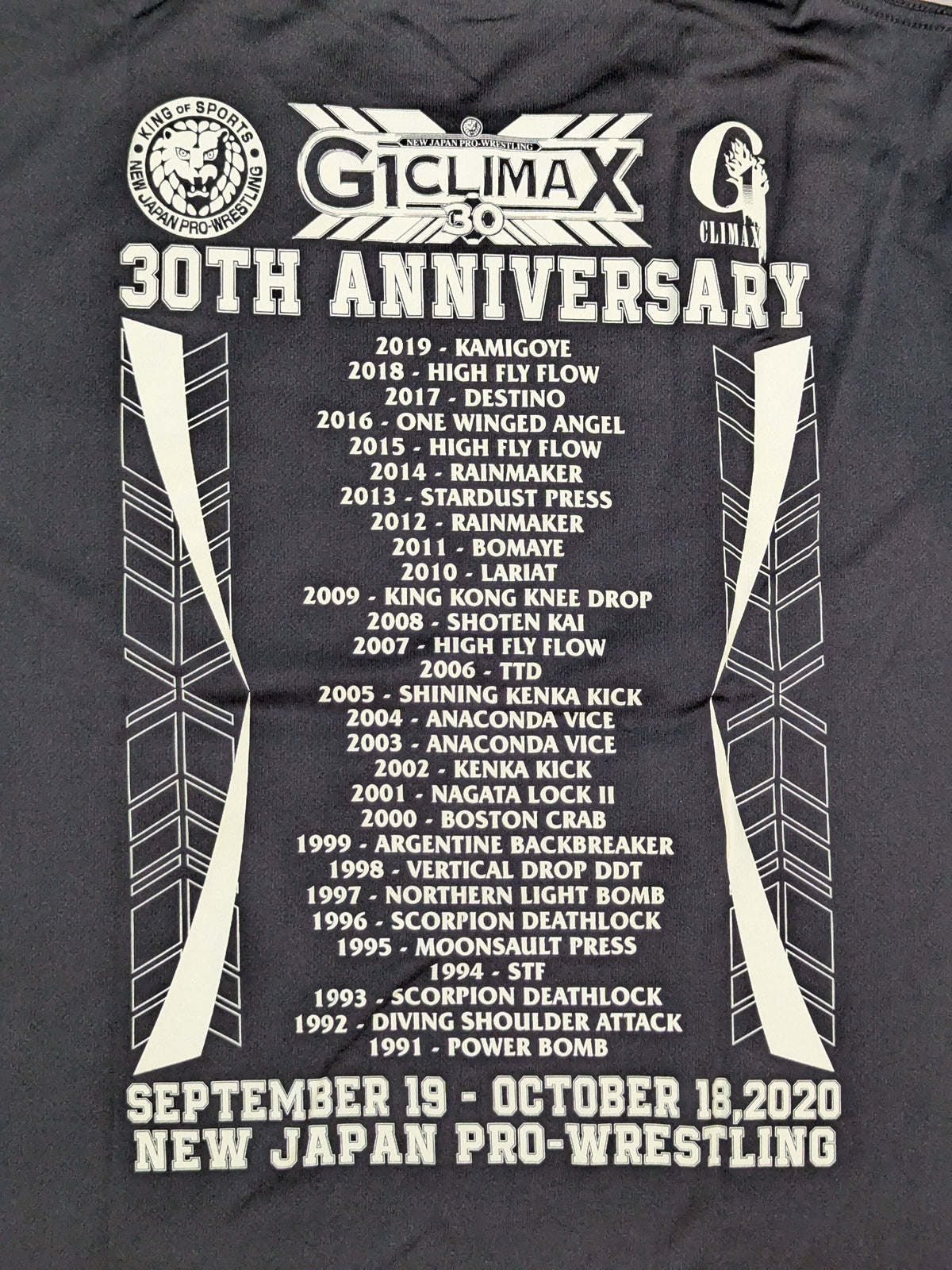 G1 CLIMAX 30 大会記念 ドライTシャツ