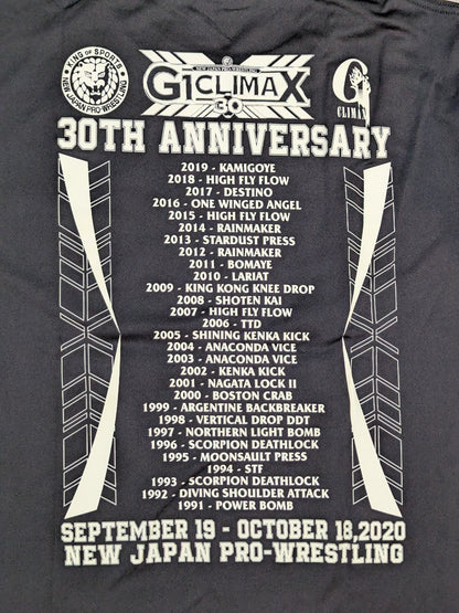 G1 CLIMAX 30 大会記念 ドライTシャツ