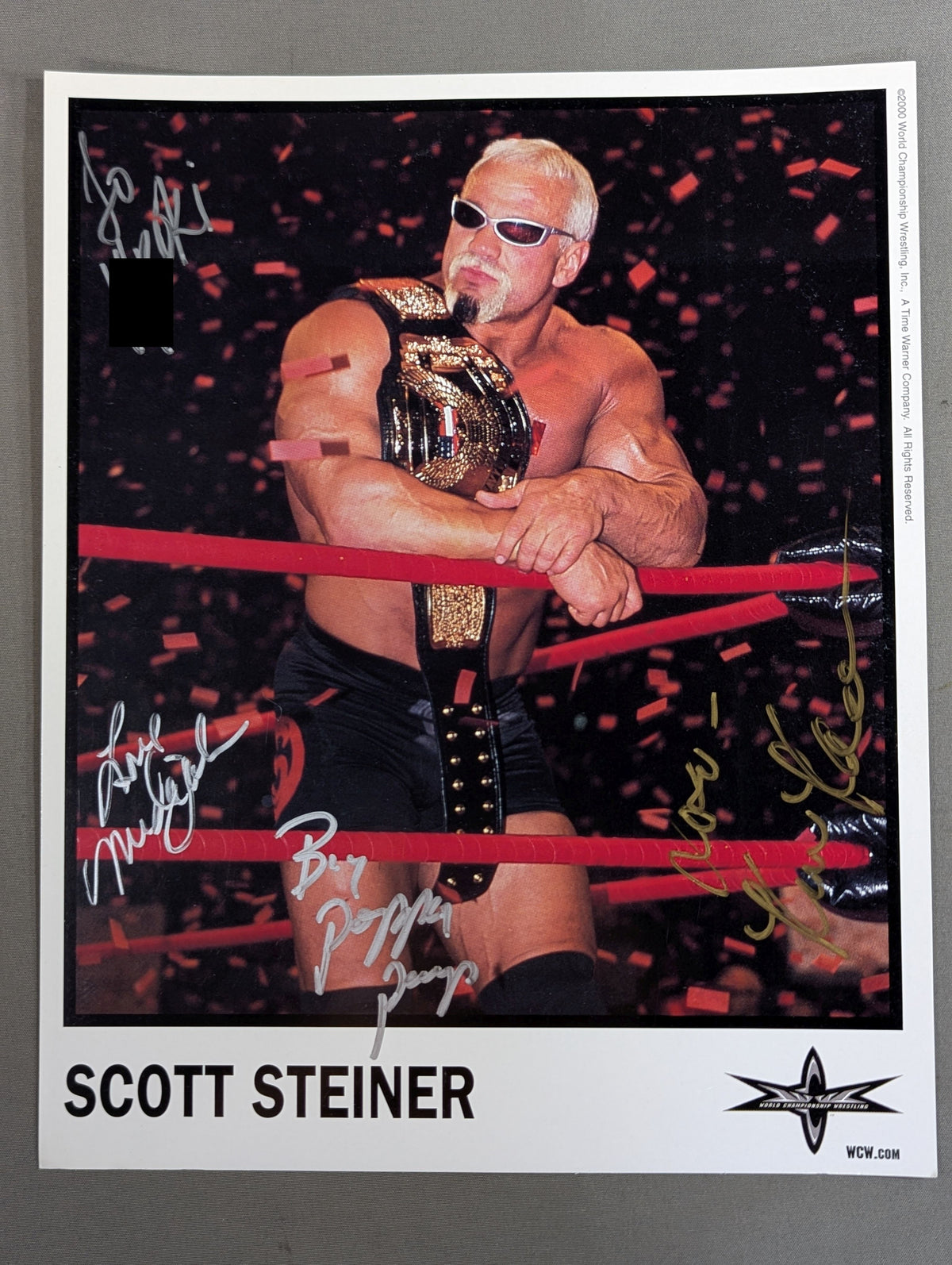 Scott Steiner (Big Poppa Pump) hand signed autograph Pro-Photo 
