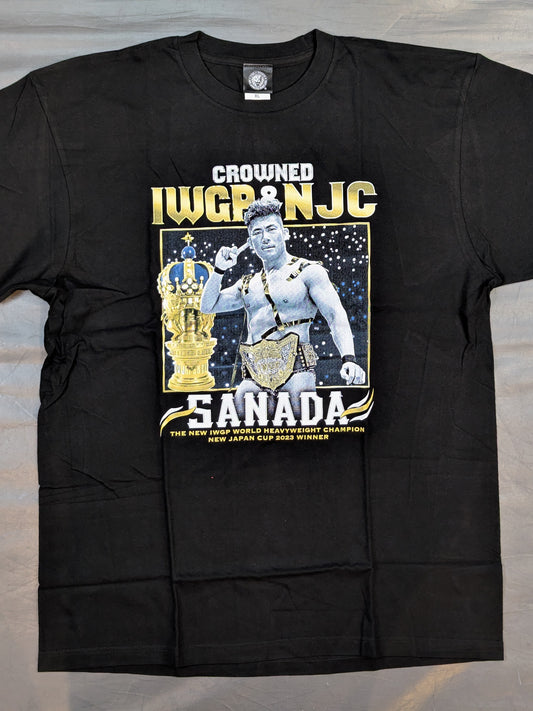 SANADA「NEW JAPN CUP 2023優勝＆IWGP世界ヘビー級王座戴冠」記念Tシャツ