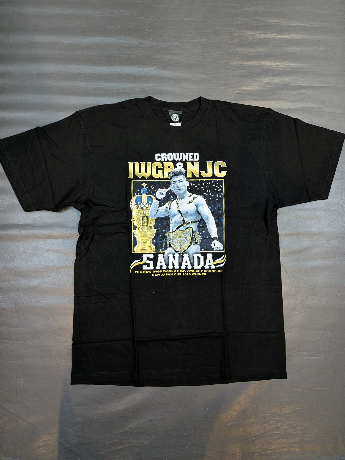 SANADA「NEW JAPN CUP 2023優勝＆IWGP世界ヘビー級王座戴冠」記念Tシャツ