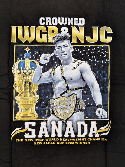 SANADA「NEW JAPN CUP 2023優勝＆IWGP世界ヘビー級王座戴冠」記念Tシャツ
