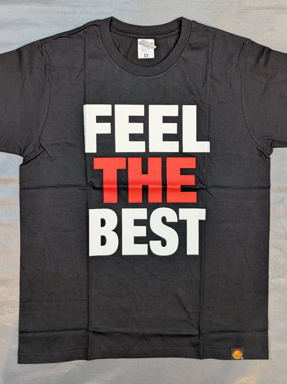 ★Team NJPW Exclusive ★ Hiroshi Tanahashi "FEEL THE BEST" T-Shirt (Black)