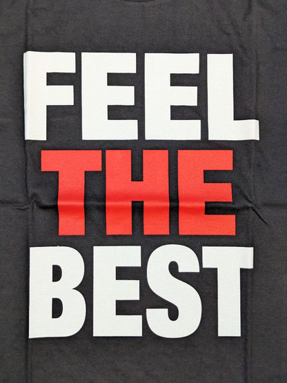 ★Team NJPW Exclusive ★ Hiroshi Tanahashi "FEEL THE BEST" T-Shirt (Black)