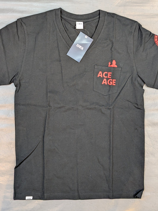 棚橋弘至×EDWIN VネックポケットTシャツ(ACE AGE)