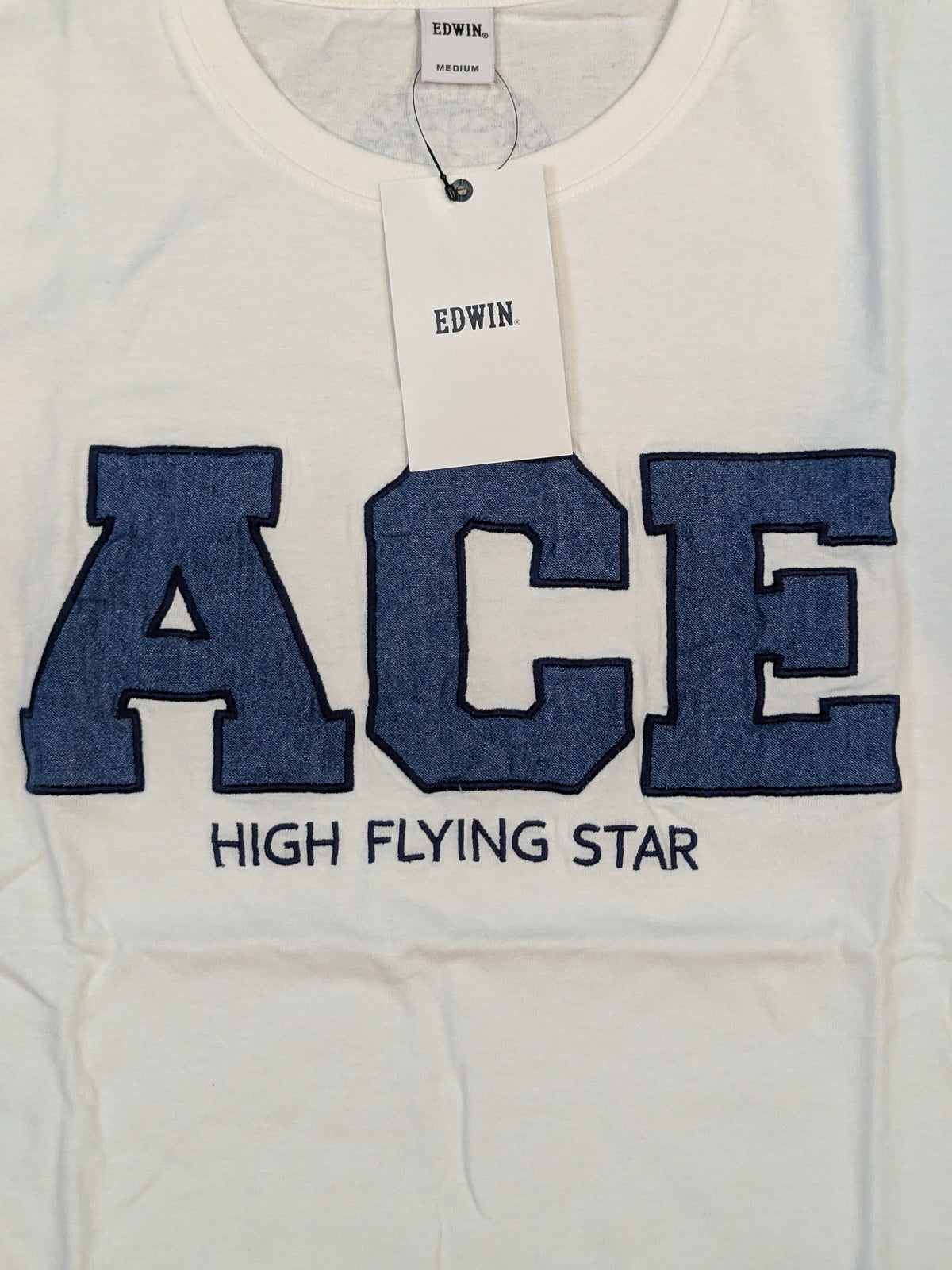 Hiroshi Tanahashi ×EDWIN Denim Appliqué T-Shirt