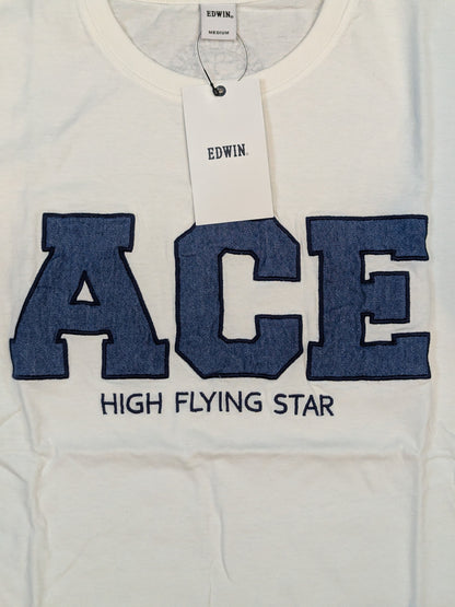 Hiroshi Tanahashi ×EDWIN Denim Appliqué T-Shirt