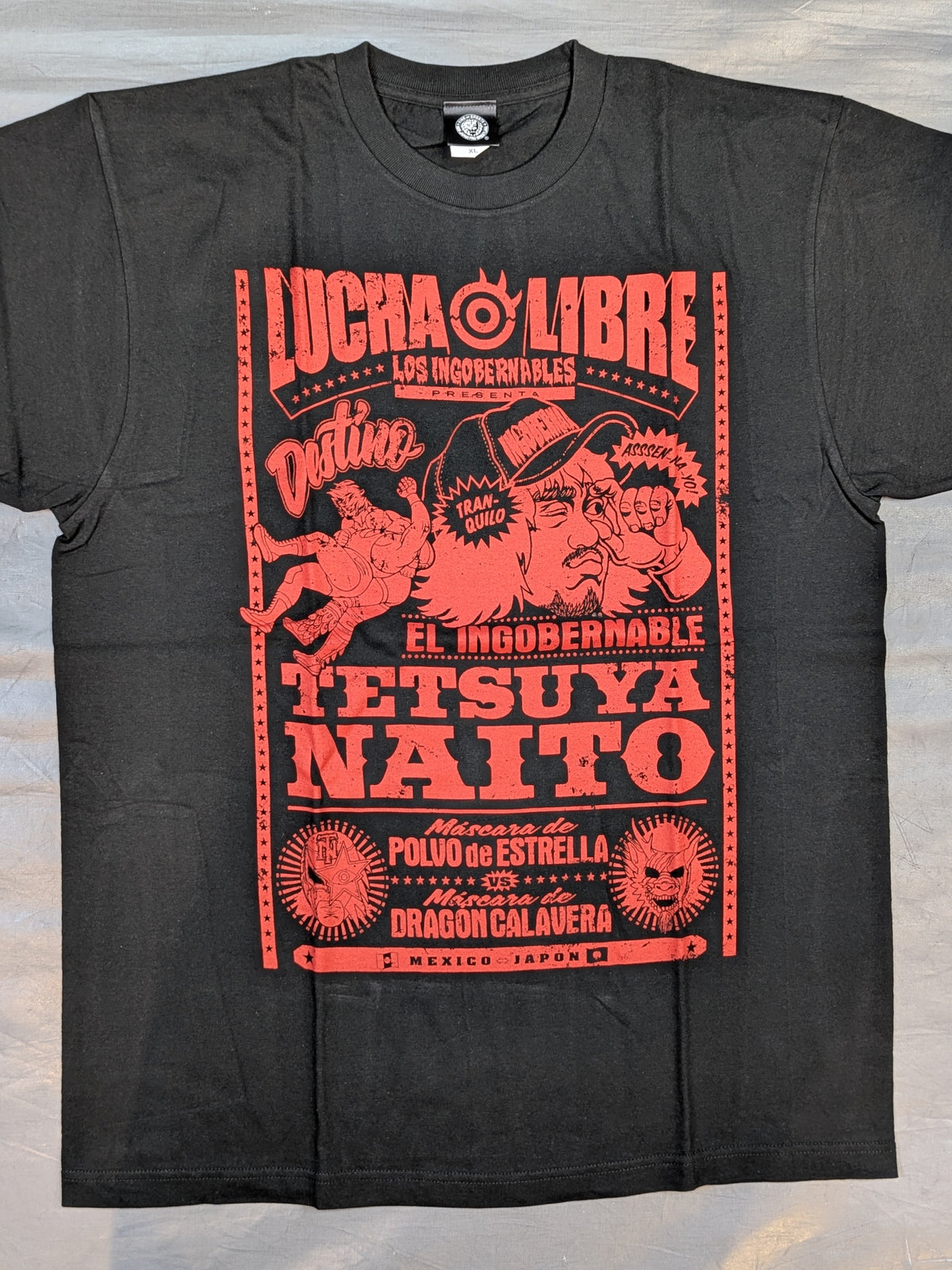 内藤哲也「LUCHA LIBRE」Tシャツ