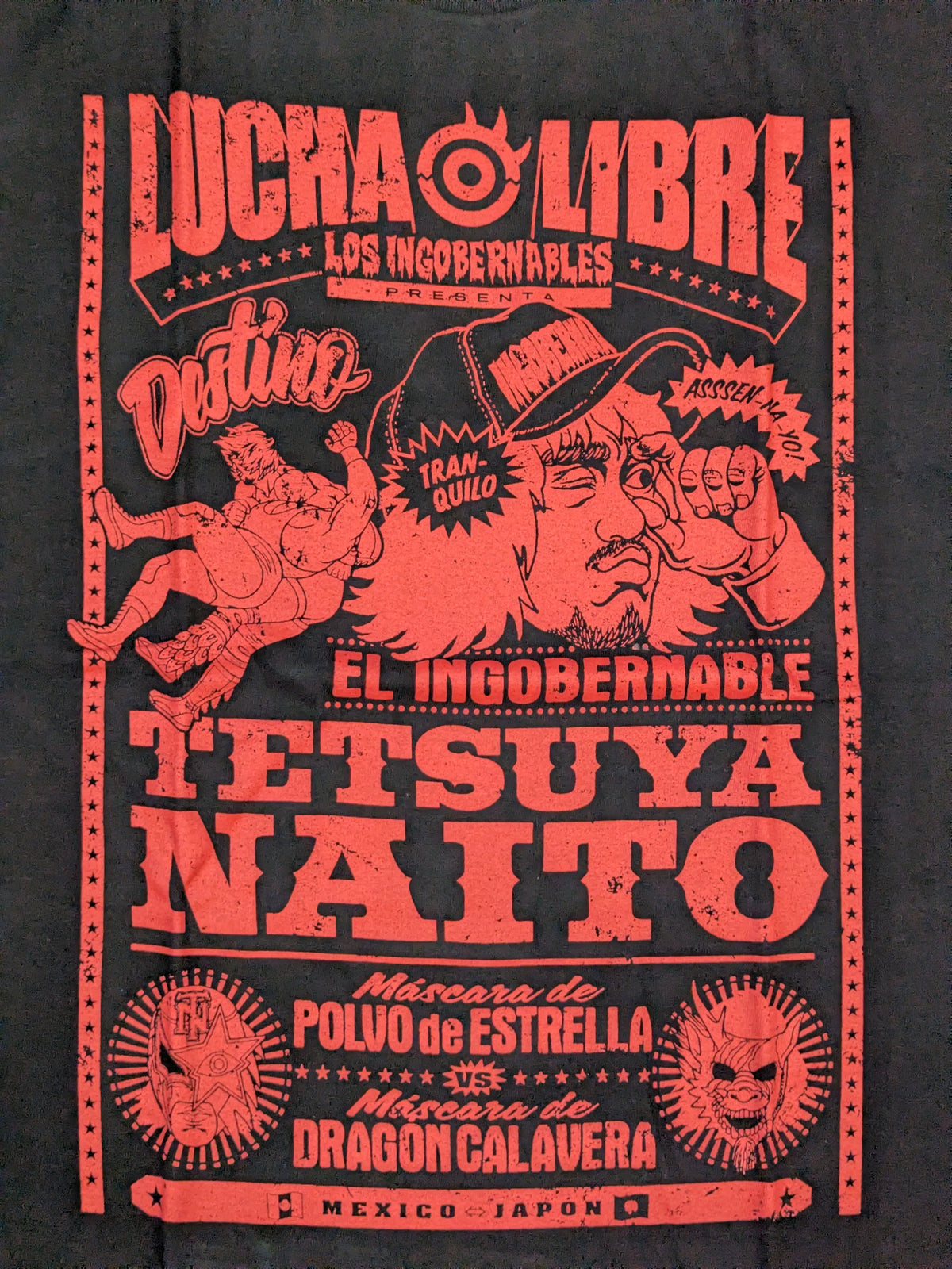 内藤哲也「LUCHA LIBRE」Tシャツ