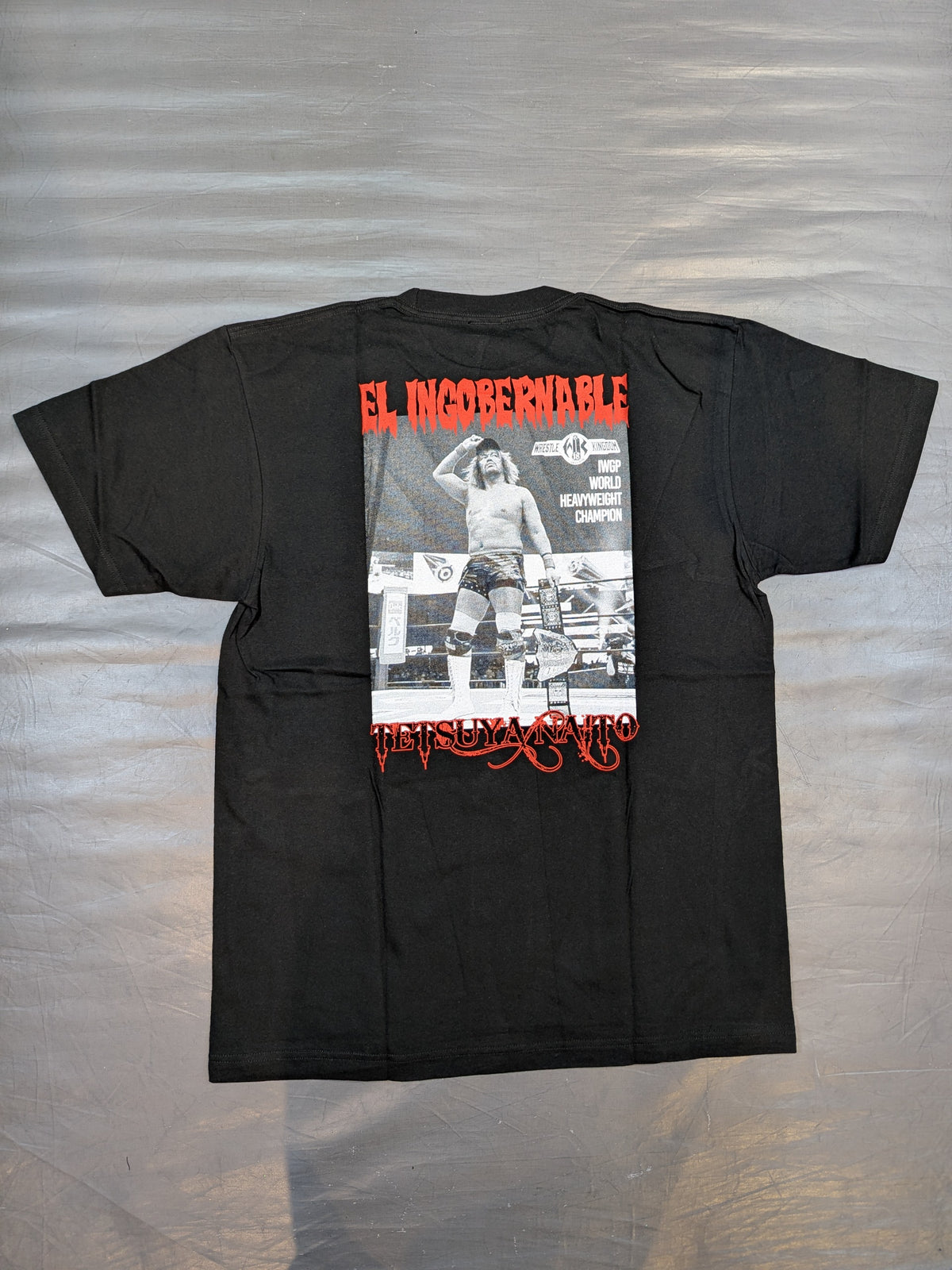 Tetsuya Naito '8th IWGP World Heavyweight Champion Commemoration' T-shirt (Black)