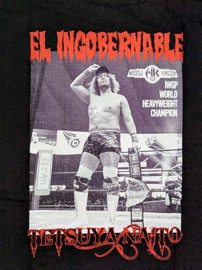 Tetsuya Naito '8th IWGP World Heavyweight Champion Commemoration' T-shirt (Black)