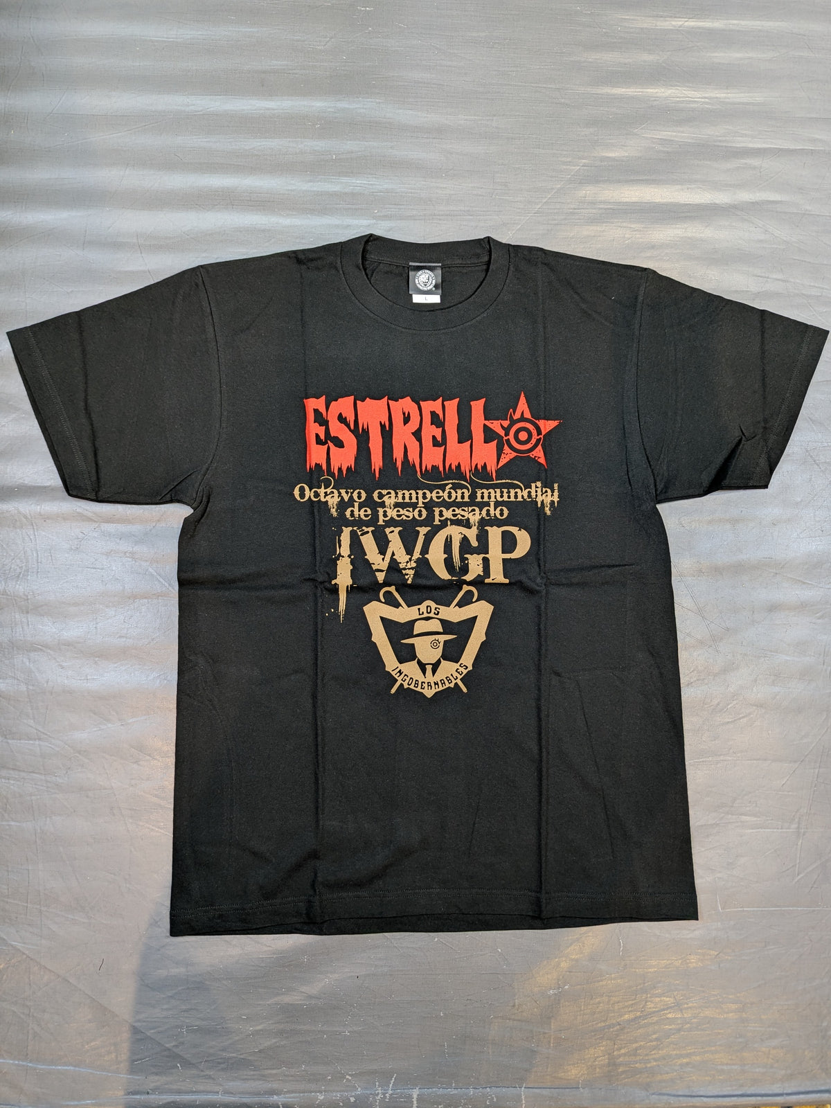 Tetsuya Naito '8th IWGP World Heavyweight Champion Commemoration' T-shirt (Black)