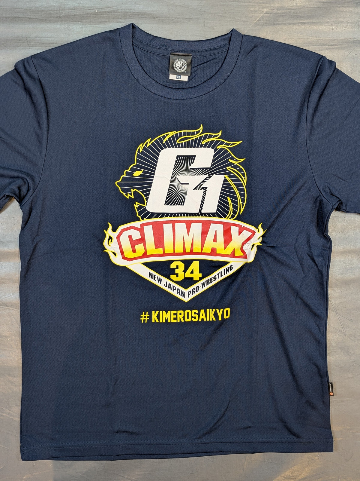 G1 CLIMAX 34 大会記念 ドライTシャツ(ネイビー)