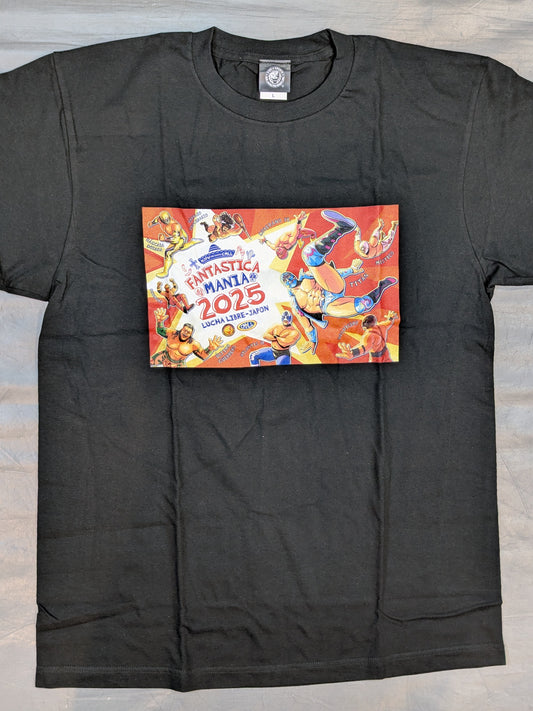 FANTASTICA MANIA 2025 大会記念 イラストTシャツ(ブラック)