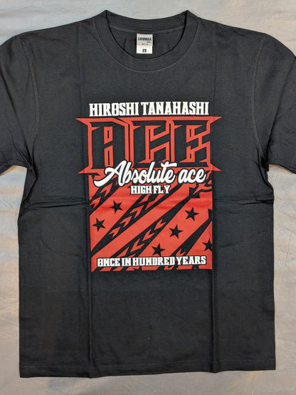 棚橋弘至×ガッツ・ダイナマイト・キャバレーズ コラボTシャツ⑧(ブラック)