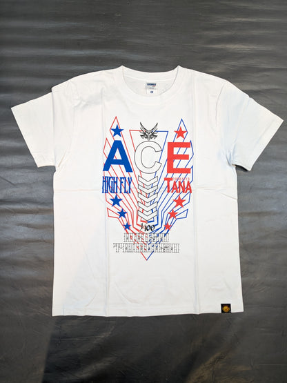 棚橋弘至×ガッツ・ダイナマイト・キャバレーズ コラボTシャツ⑨(ホワイト)