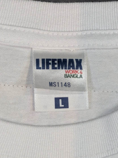 棚橋弘至×ガッツ・ダイナマイト・キャバレーズ コラボTシャツ⑨(ホワイト)