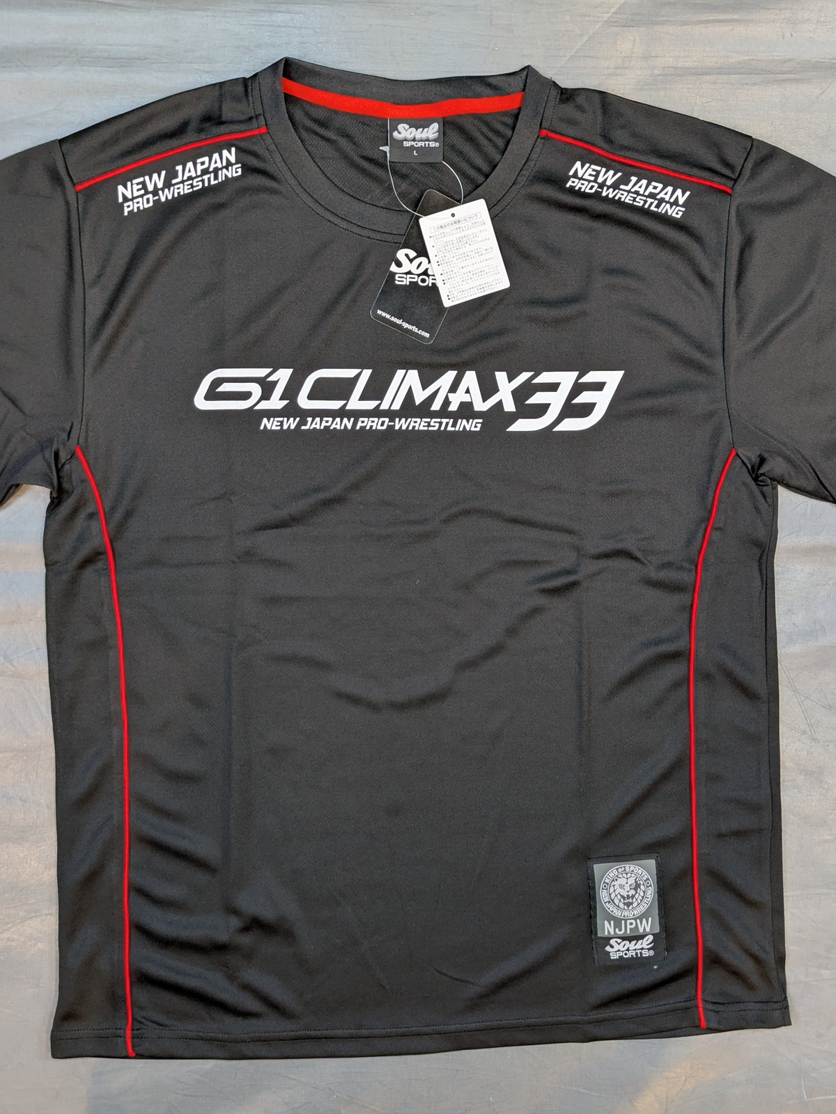 G1 CLIMAX 33 大会記念 SOUL SPORT ドライTシャツ