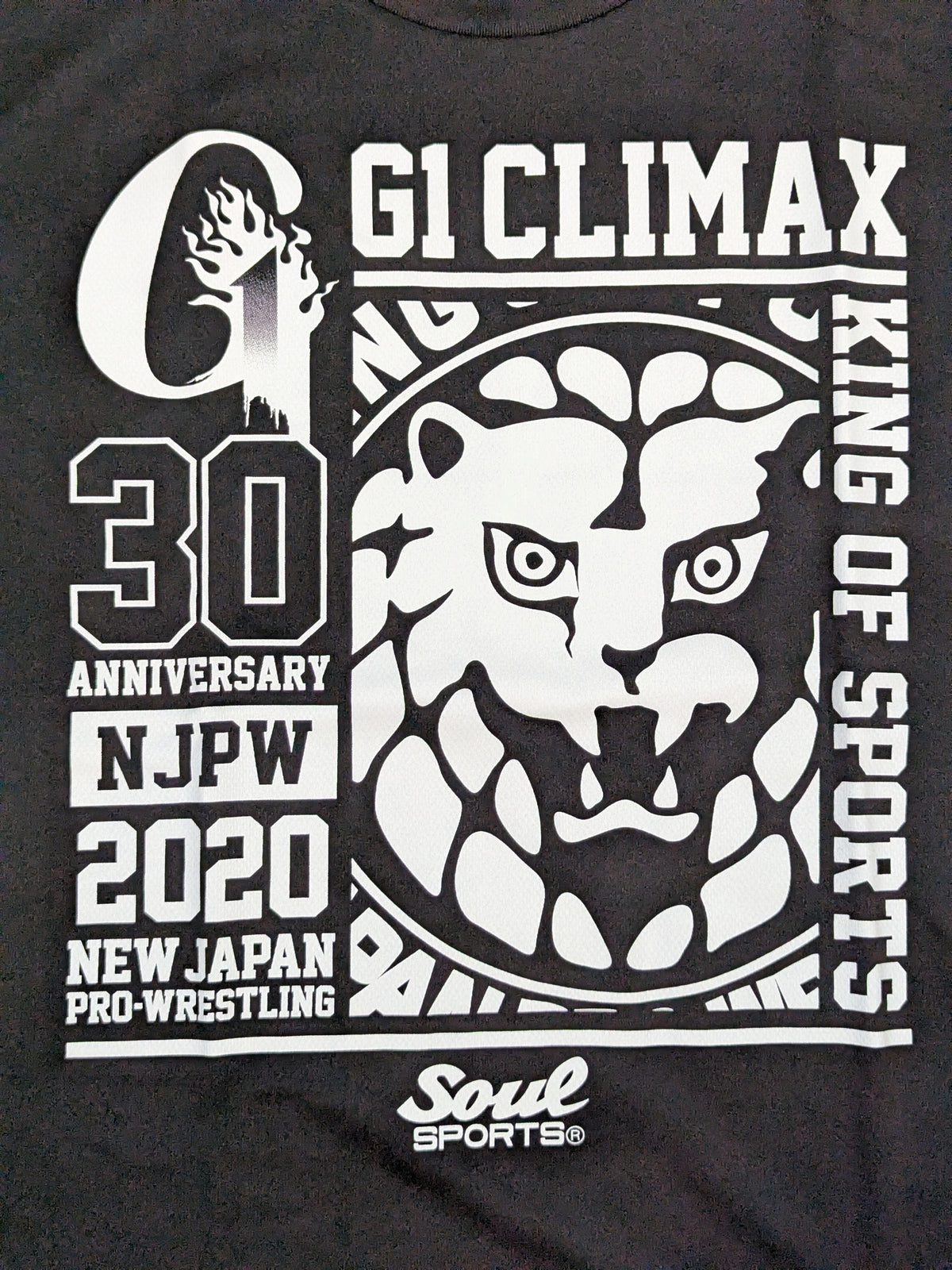G1 CLIMAX 30 Games Commemorative SOUL SPORT Dry T-Shirt