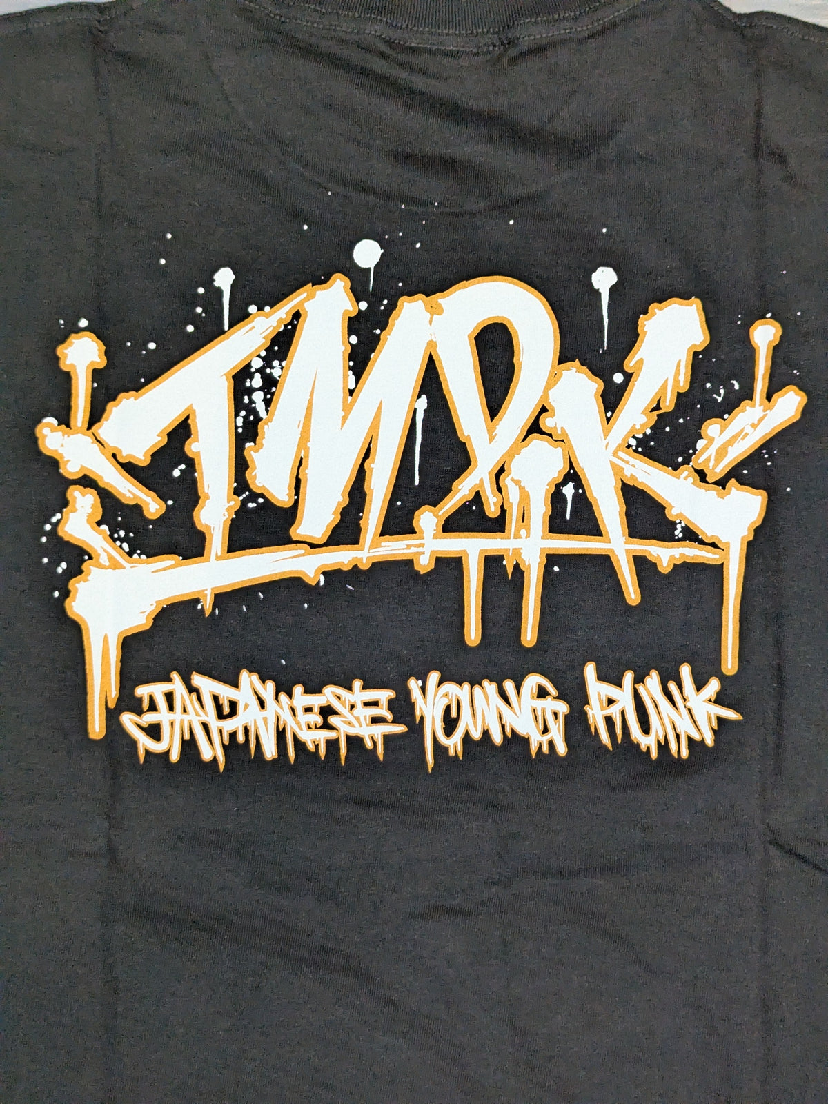 Kosei Fujita × Racquer "freaks/SHAKU" T-shirt (3) (Black)