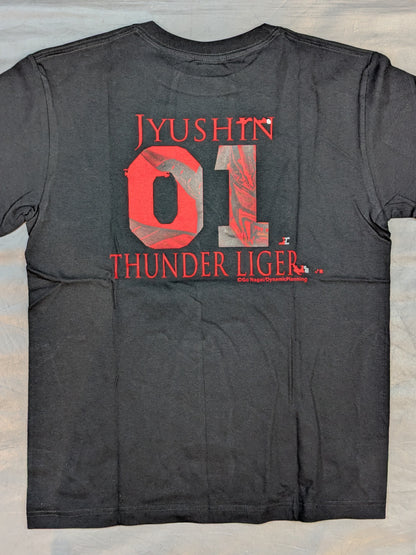 Jushin Thunder Liger Channel 'TEAM LIGER' T-shirt (3) (Black)