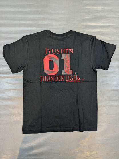 Jushin Thunder Liger Channel 'TEAM LIGER' T-shirt (3) (Black)