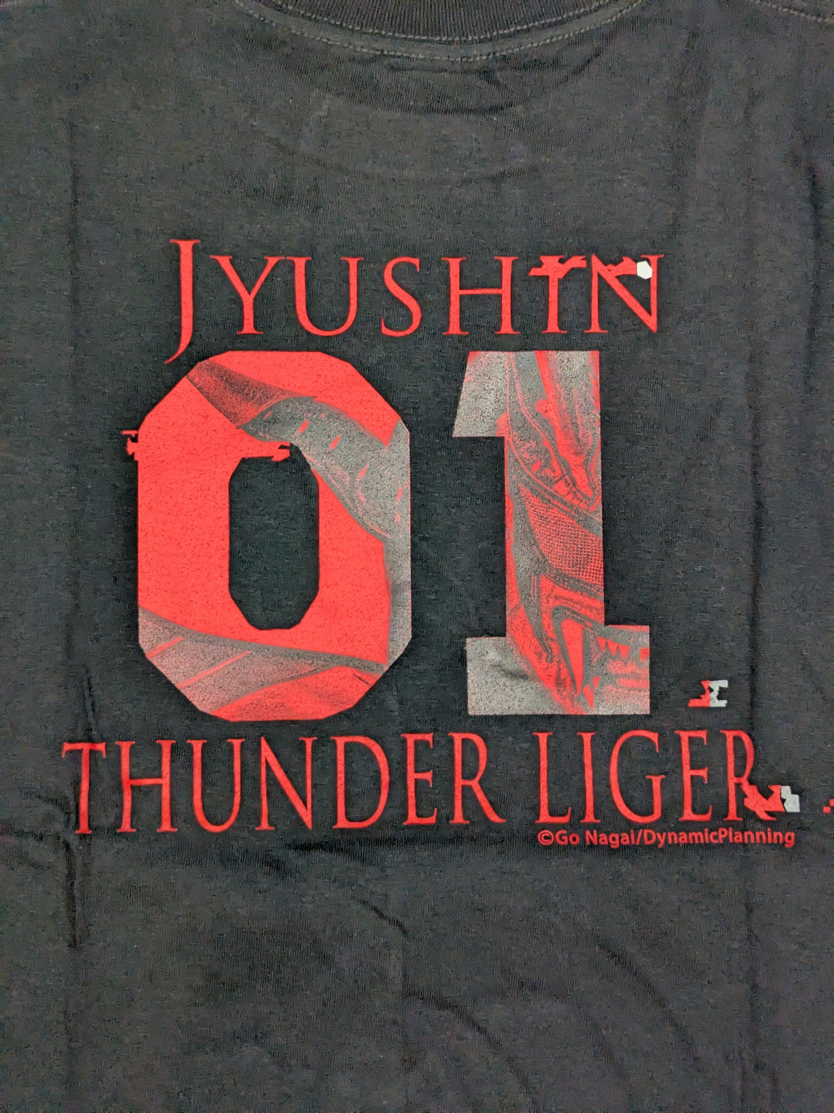 Jushin Thunder Liger Channel 'TEAM LIGER' T-shirt (3) (Black)