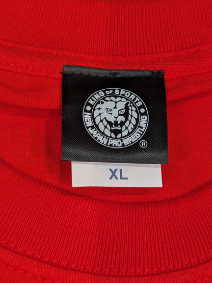 内藤哲也「CENTER OF THIS RING」Tシャツ②(レッド/2023)