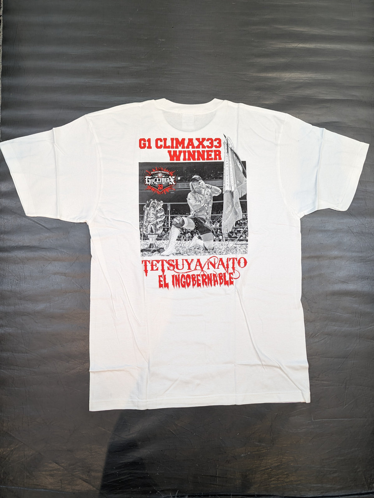Tetsuya Naito "G1 CLIMAX 33 Victory Commemorative" T-shirt (white)