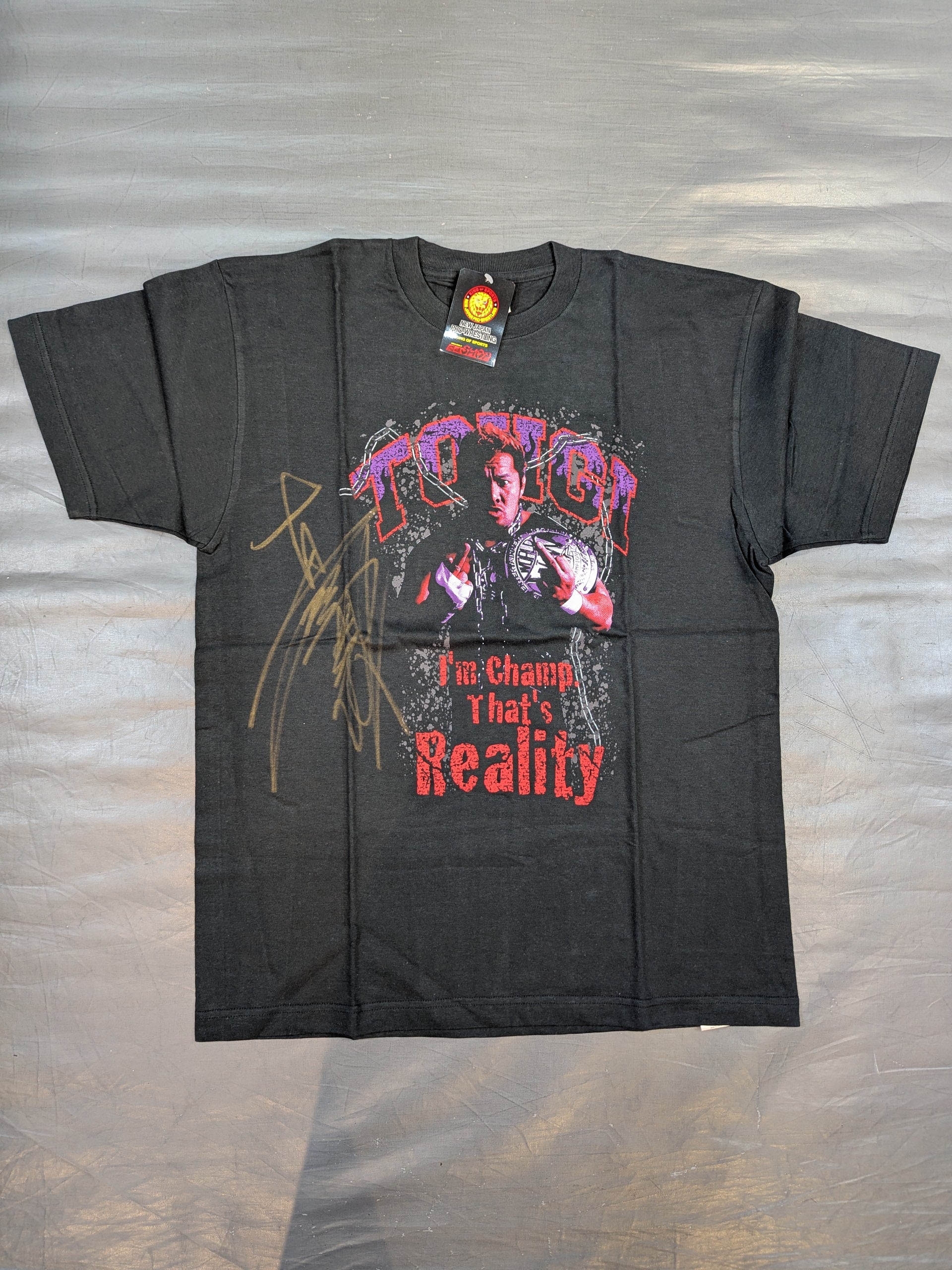 直筆サイン入り】真壁刀義「TOHGI I'm champ.That's Reality