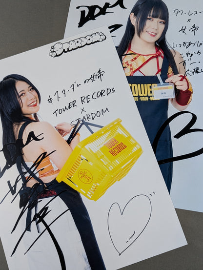 舞華 スターダム×TOWER RECORDS ポートレート 2枚セット