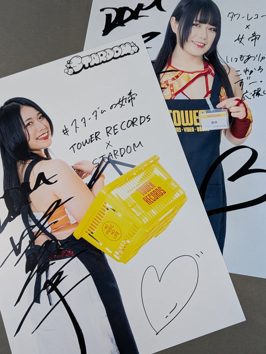 舞華 スターダム×TOWER RECORDS ポートレート 2枚セット