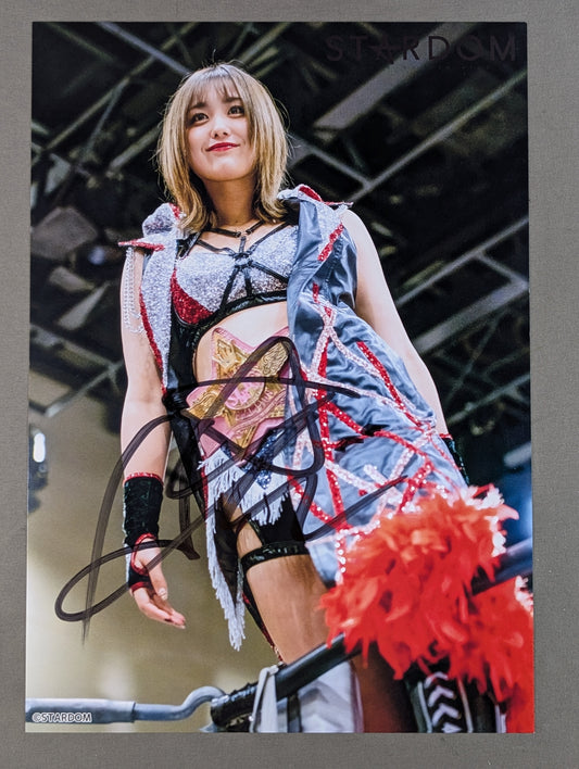 ひめか 直筆サイン入り スターダムポートレート(T-1)