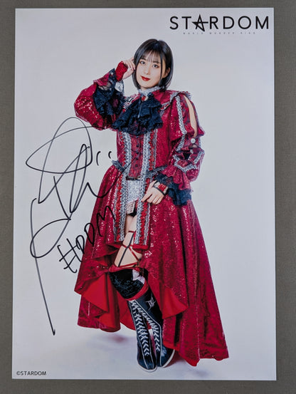 HIMEKA  hand signed autograph  Stardom Pro-Photo  (T-2)