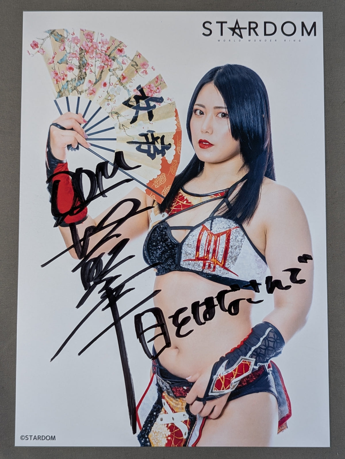 舞華 直筆サイン入り スターダムポートレート(V-9)