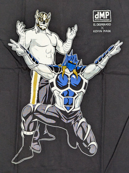 キン肉マン二世 d.M.pコラボ エル・デスペラード×ケビンマスク Tシャツ