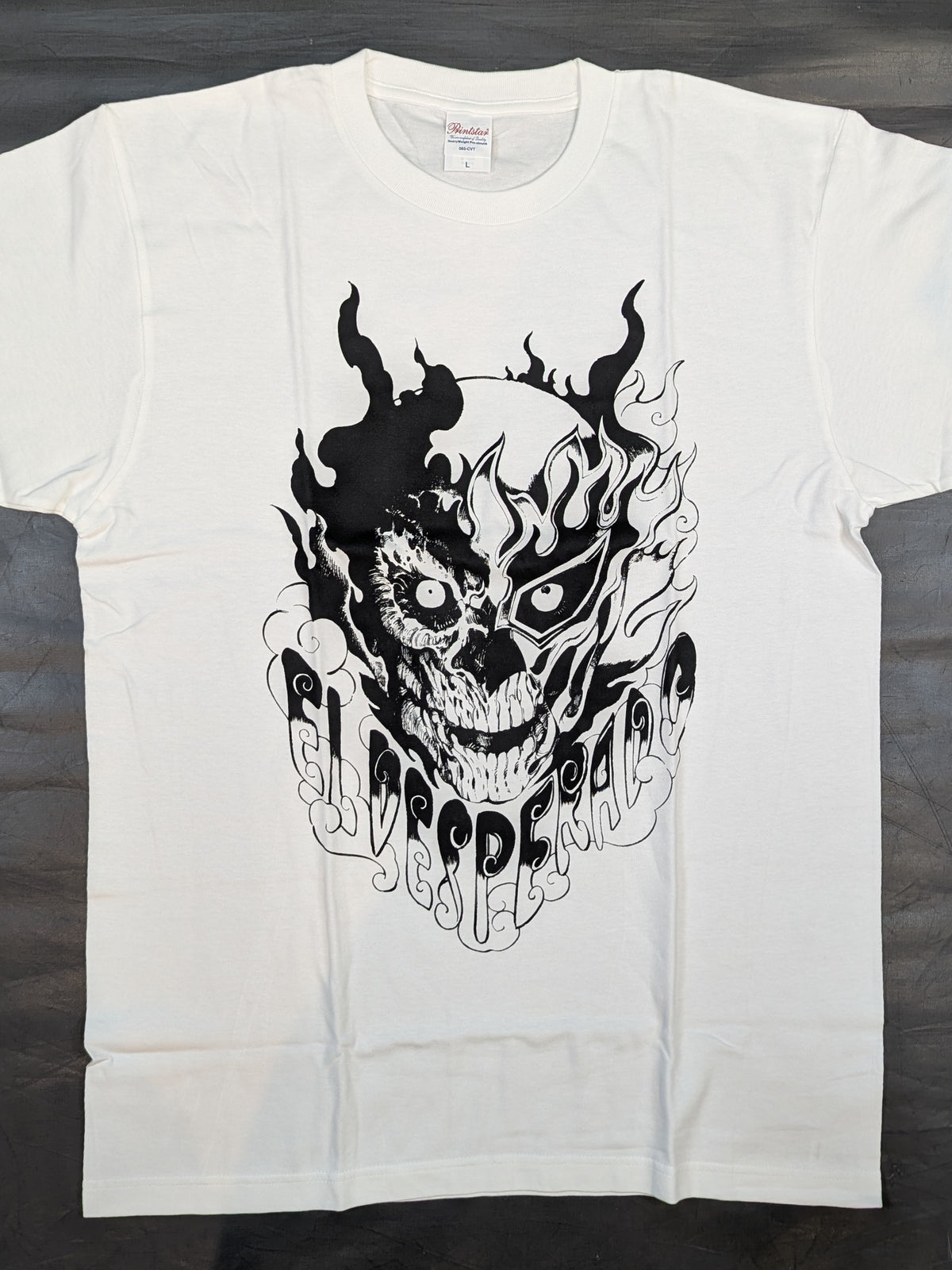 エル・デスペラード×桃桃子 コラボTシャツ①(ホワイト)