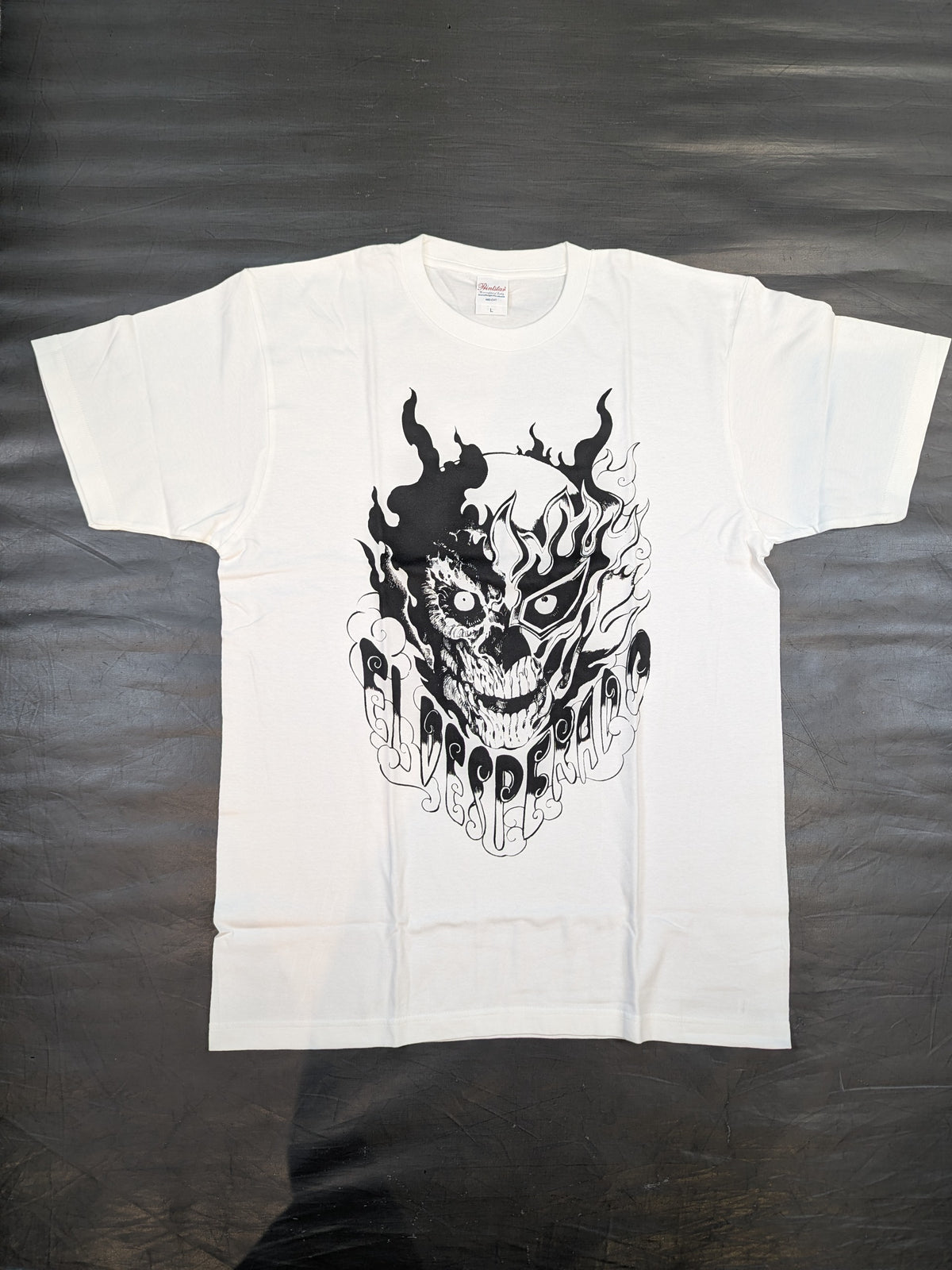 エル・デスペラード×桃桃子 コラボTシャツ①(ホワイト)